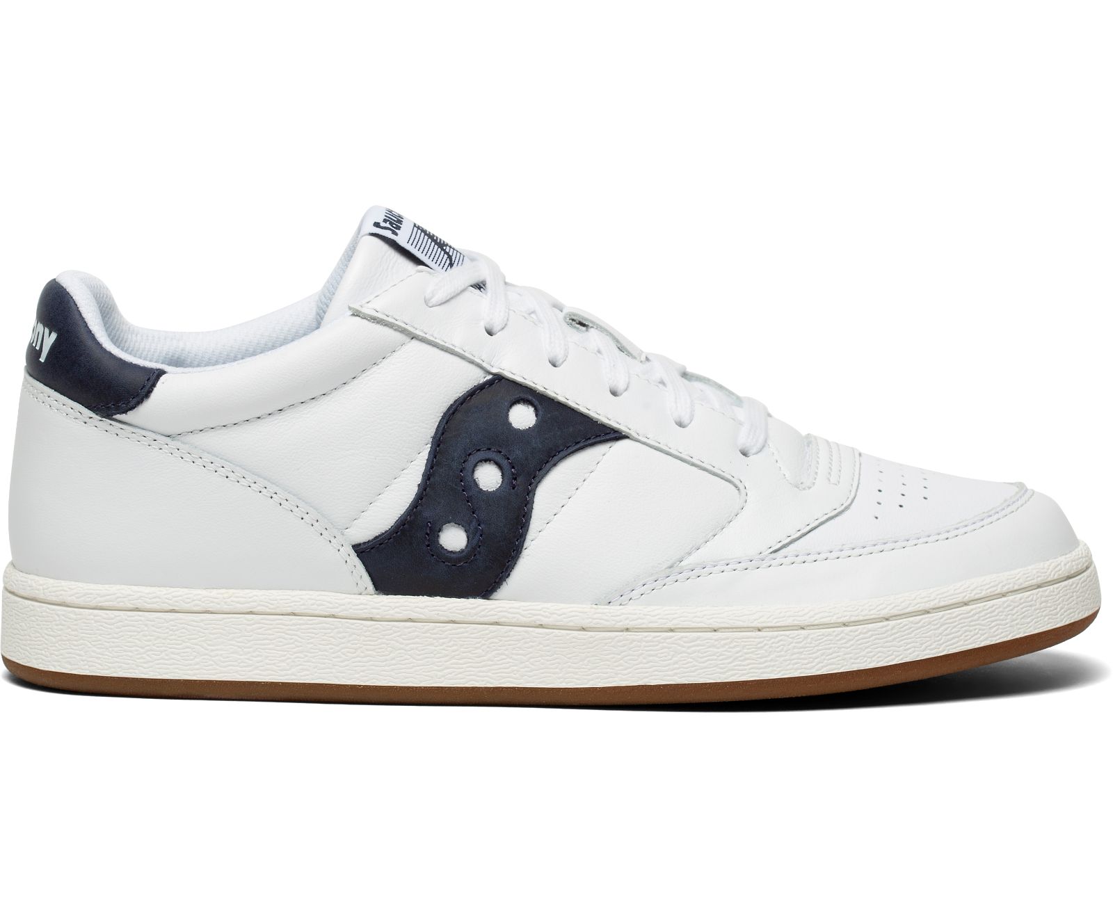 Saucony Jazz Court Women\'s Originals White / Navy | Canada 039DFMN